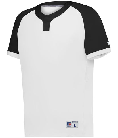 Baseline Covered Placket Baseball Jersey