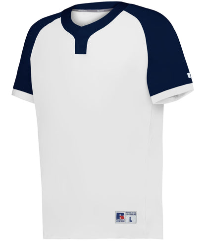 Baseline Covered Placket Baseball Jersey