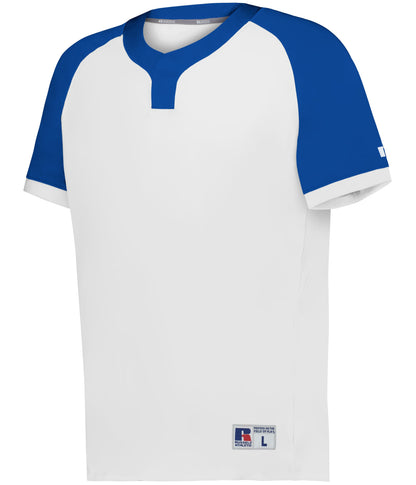 Baseline Covered Placket Baseball Jersey