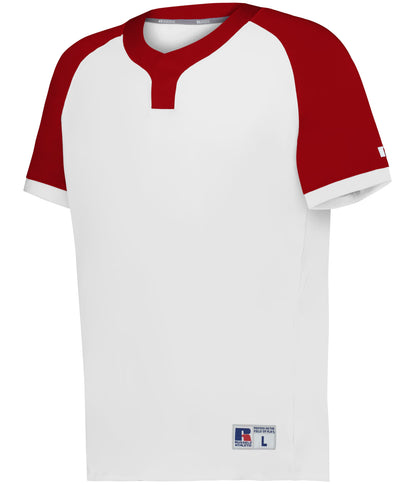 Baseline Covered Placket Baseball Jersey