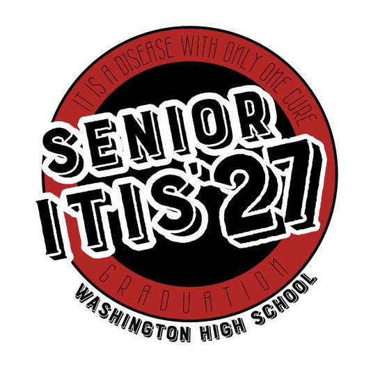 Senior Class of 2027 Shirt Design Template 09