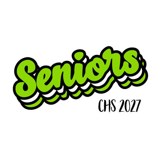 Senior Class of 2027 Shirt Design Template 10