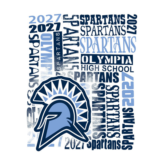 Senior Class of 2027 Shirt Design Template 11