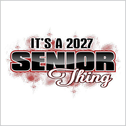 Senior Class of 2027 Shirt Design Template 14
