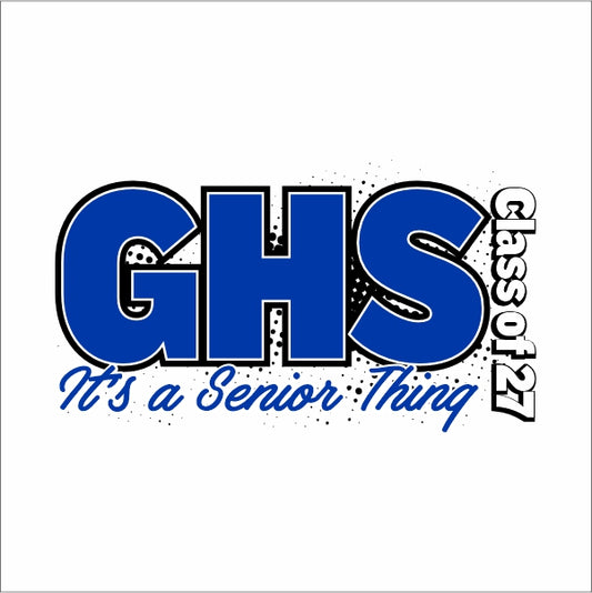 Senior Class of 2027 Shirt Design Template 16