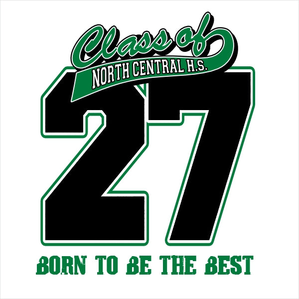 Senior Class of 2027 Shirt Design Template 17
