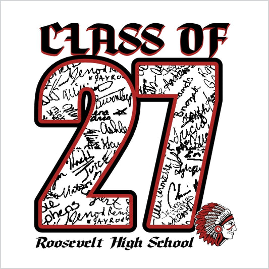 Senior Class of 2027 Shirt Design Template 19