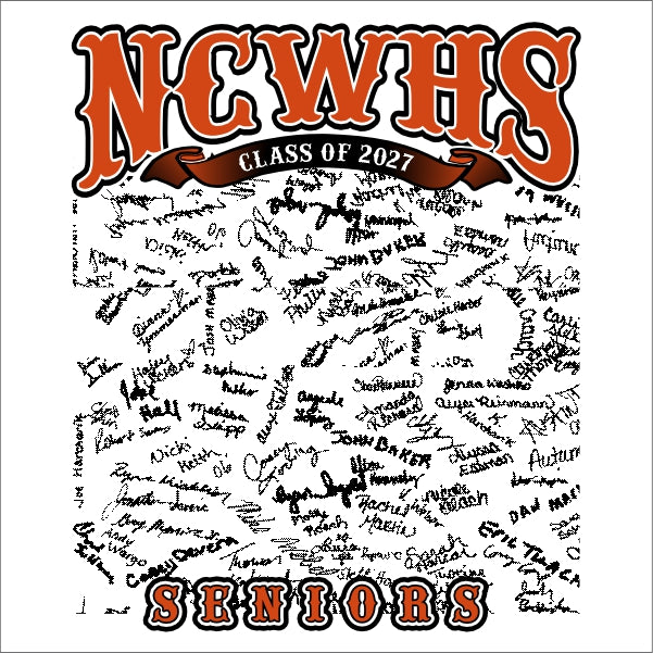 Senior Class of 2027 Shirt Design Template 22