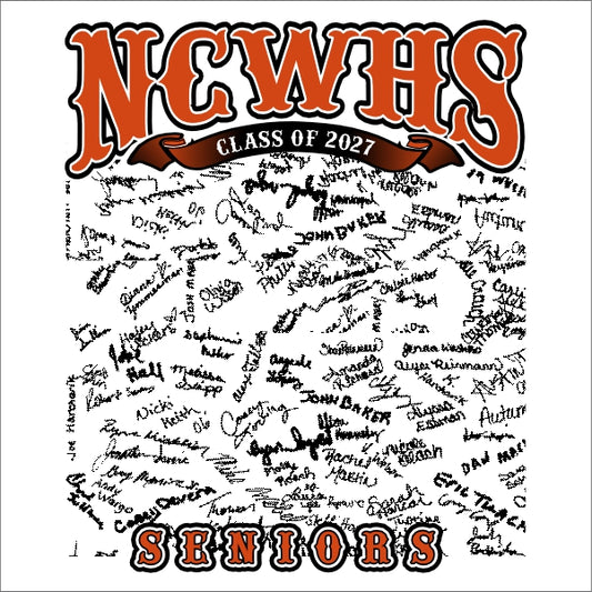 Senior Class of 2027 Shirt Design Template 22