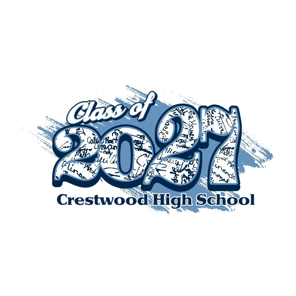 Senior Class of 2027 Shirt Design Template 28