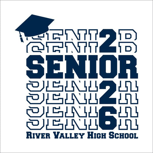 Senior Class of 2026 Shirt Design Template 02
