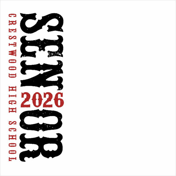 Senior Class of 2026 Shirt Design Template 04