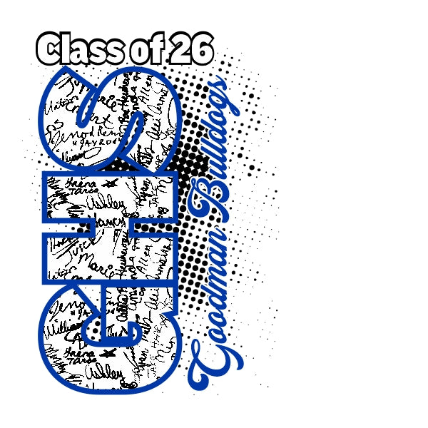 Senior Class of 2026 Shirt Design Template 24