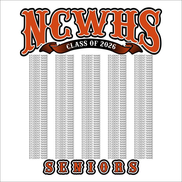 Senior Class of 2026 Shirt Design Template 30