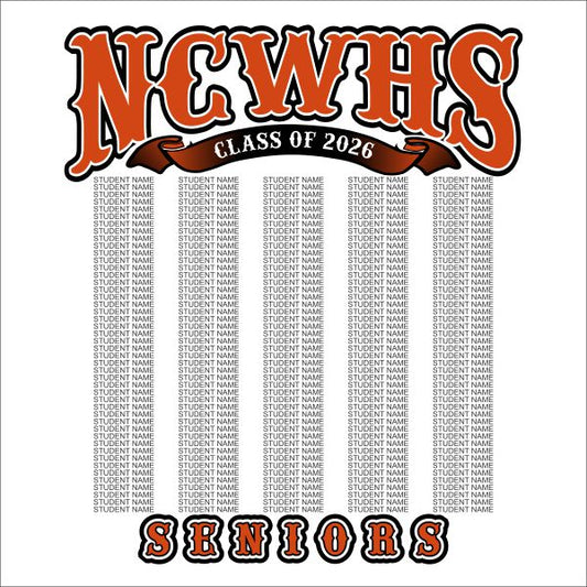 Senior Class of 2026 Shirt Design Template 30