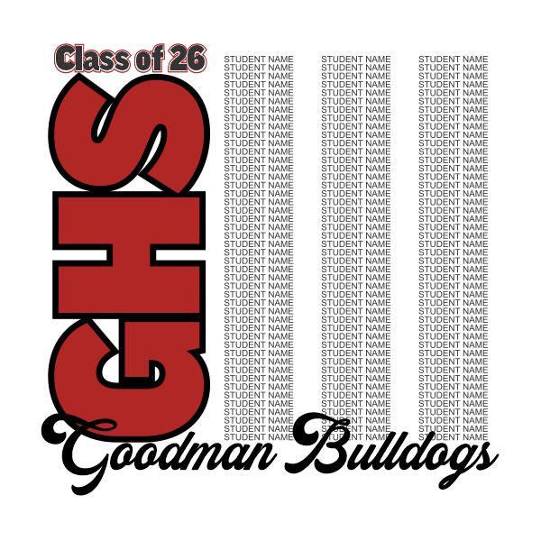 Senior Class of 2026 Shirt Design Template 33