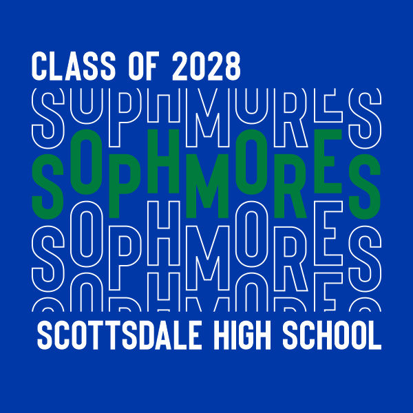 Sophomore Class Shirt Design Template 01