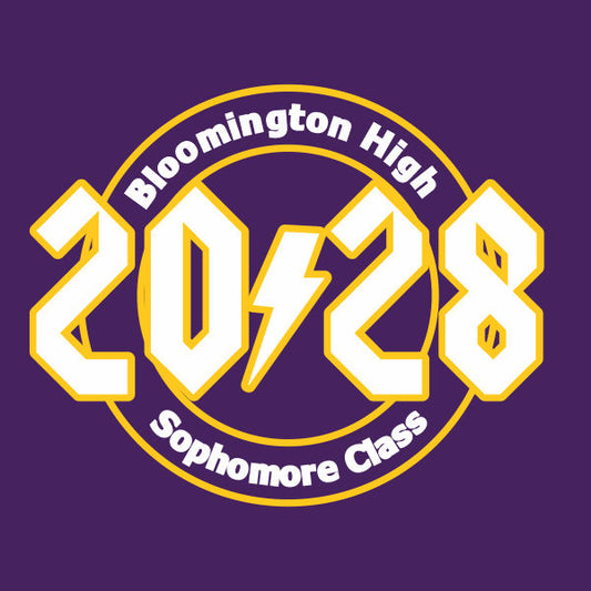 Sophomore Class Shirt Design Template 04