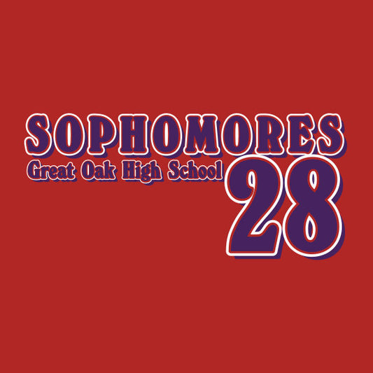 Sophomore Class Shirt Design Template 09