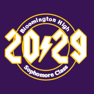 Sophomore Class Shirt Design Template 04