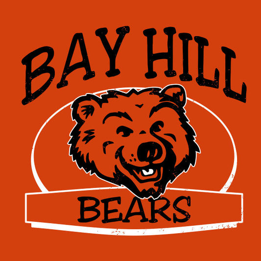 Bear mascot school spiritwear design template for school pride apparel