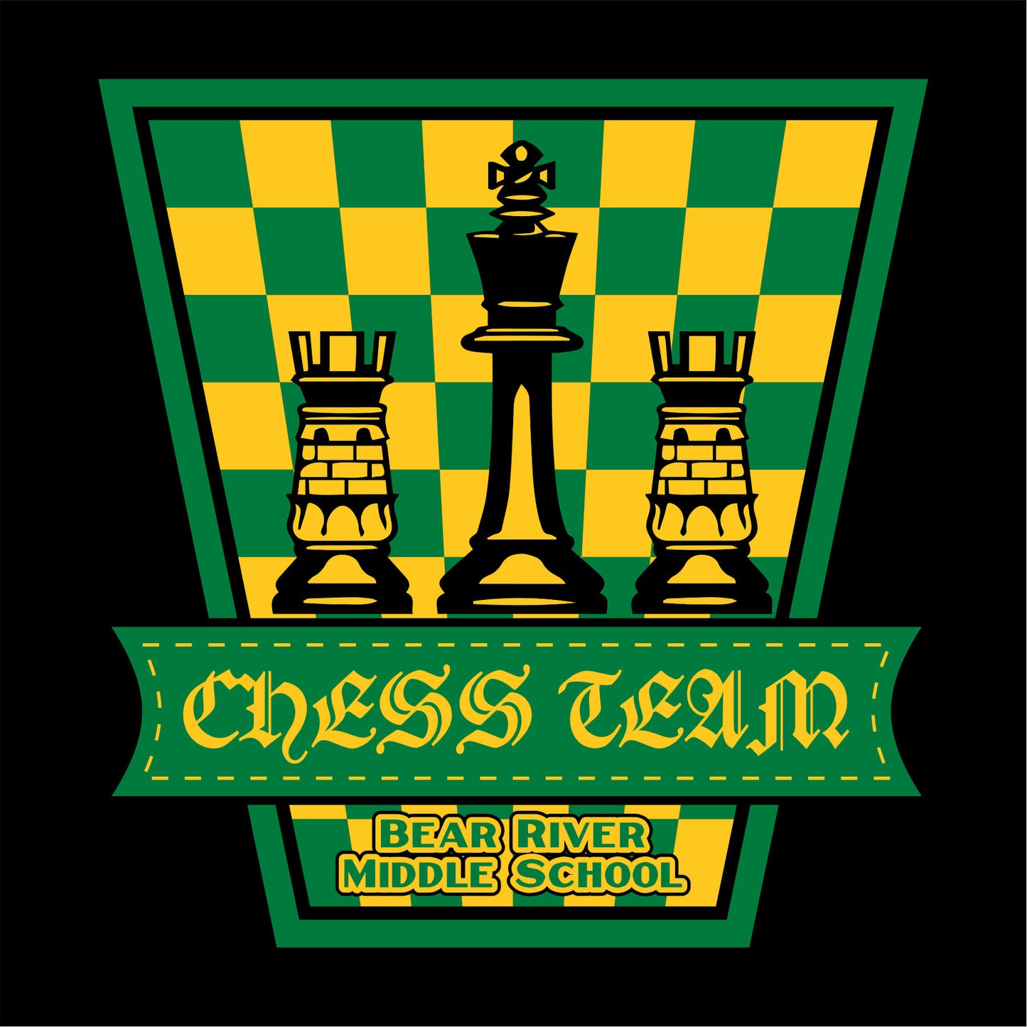 Chess Club Shirt Design Template 08