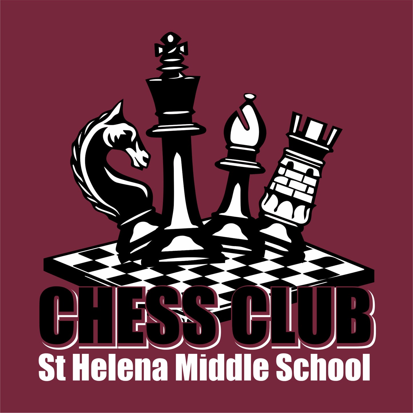 Chess Club Shirt Design Template 10