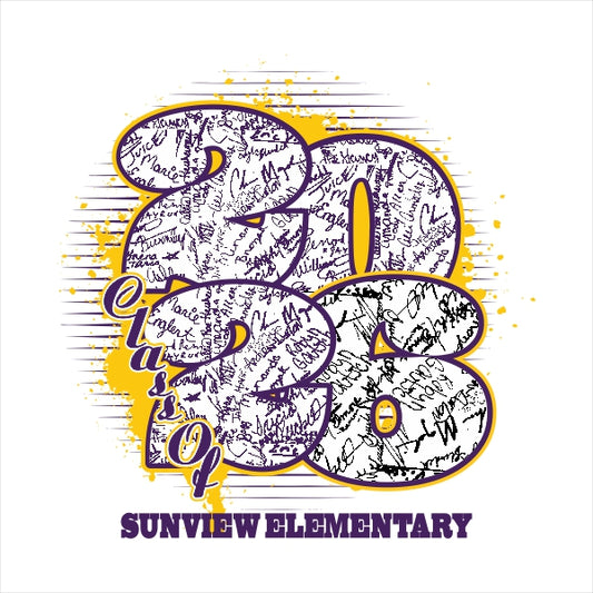 Class Of 2026 Signature Shirt Design Template 03