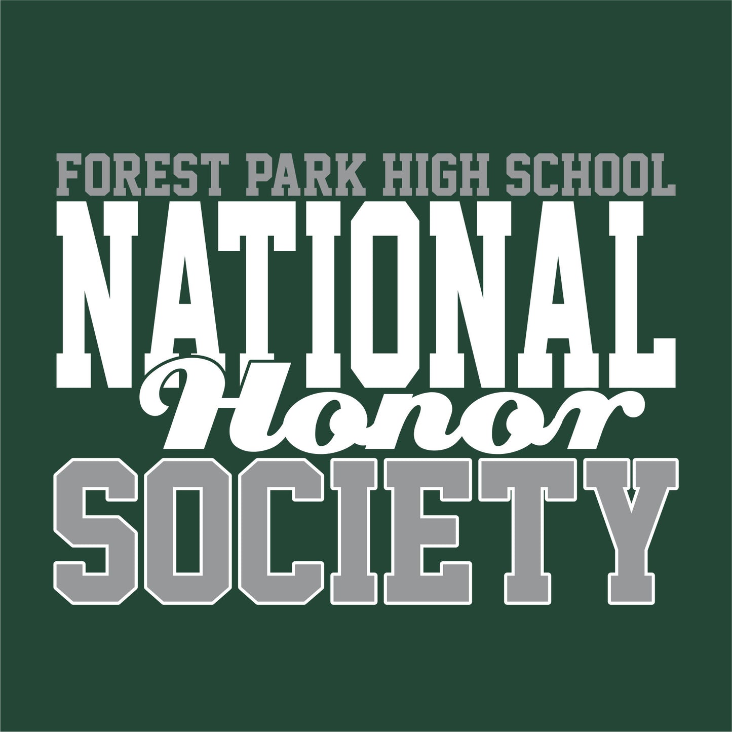 Honor Society Shirt Design Template 01