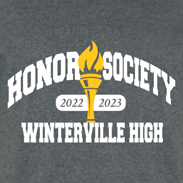 Honor Society Shirt Design Template 02