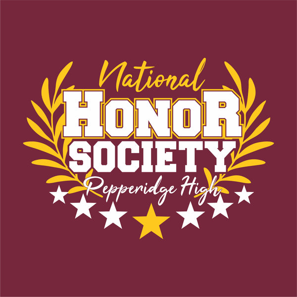 Honor Society Shirt Design Template 07