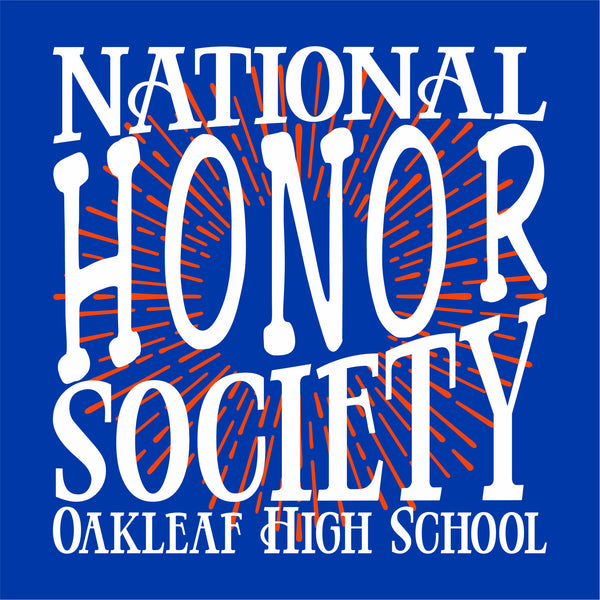 Honor Society Shirt Design Template 08