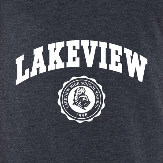 Lion crest emblem school spiritwear design template for school spirit shirts
