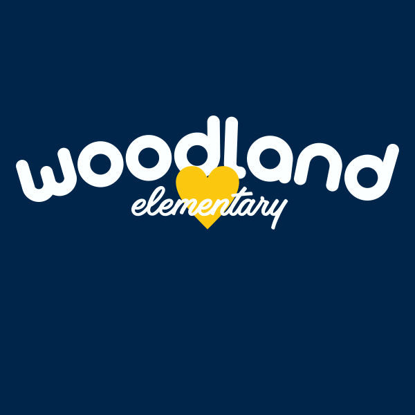 Elementary school spiritwear design customized with a heart, school name and mascot