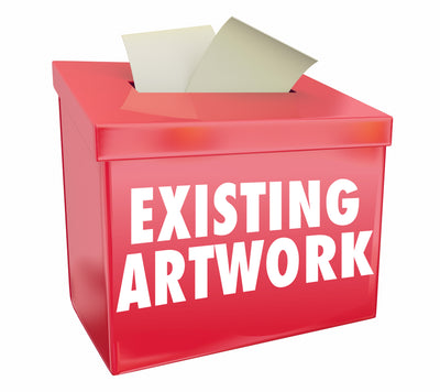 Use my existing screen printing artwork