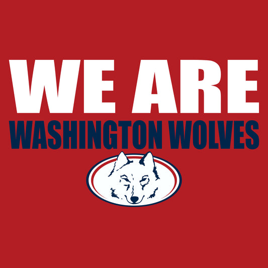 Wolf pride slogan school spiritwear design template for school apparel