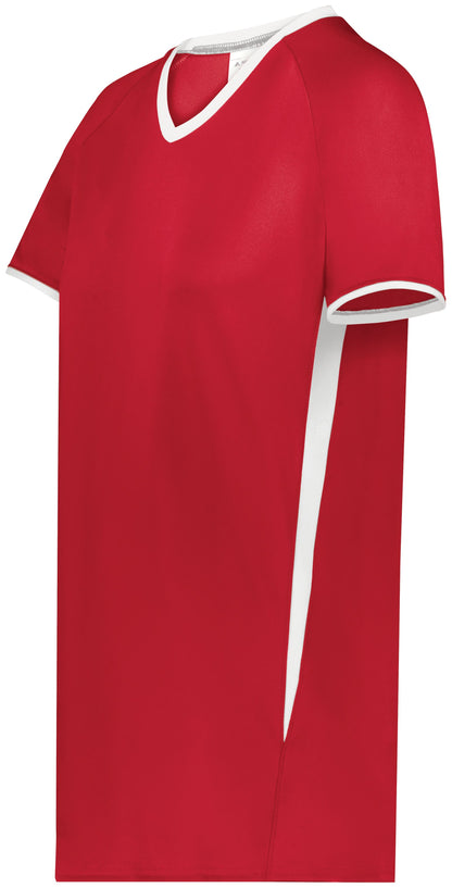 Ladies/Girls Cutter V-Neck Jersey T