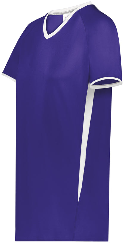 Ladies/Girls Cutter V-Neck Jersey T
