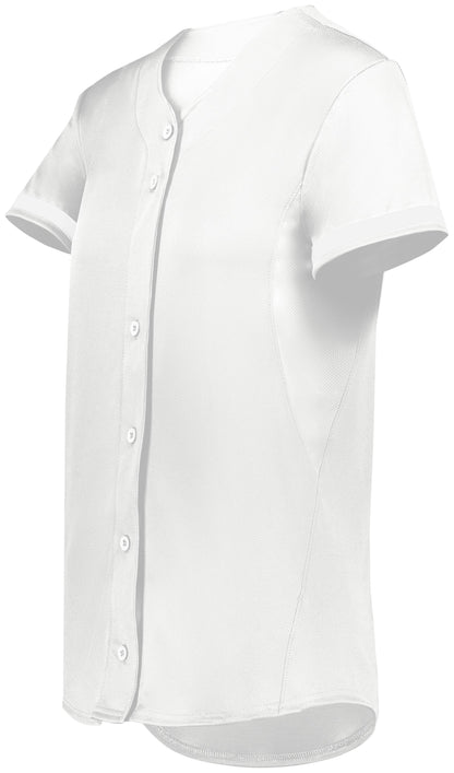 Ladies/Girls Cutter Full Button Softball Jersey