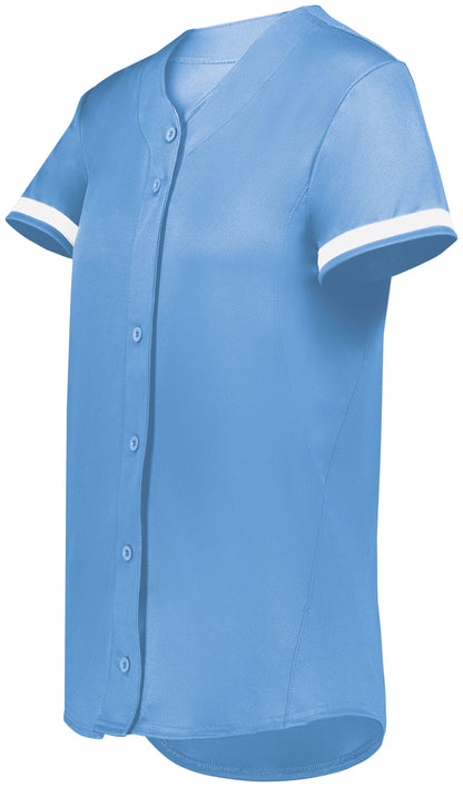 Ladies/Girls Cutter Full Button Softball Jersey