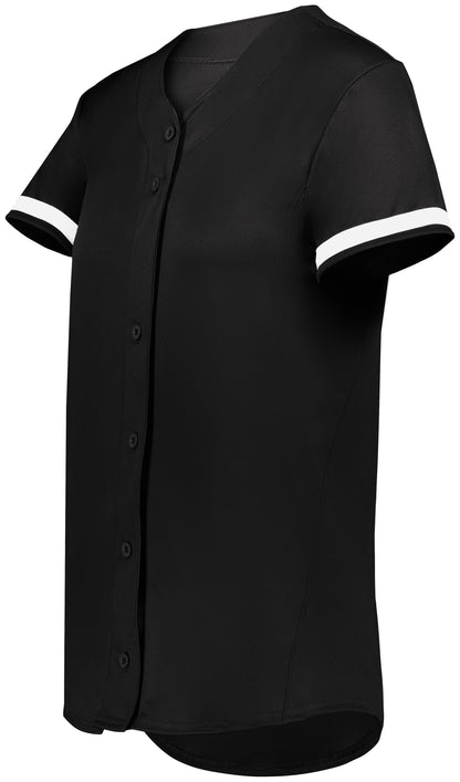 Ladies/Girls Cutter Full Button Softball Jersey